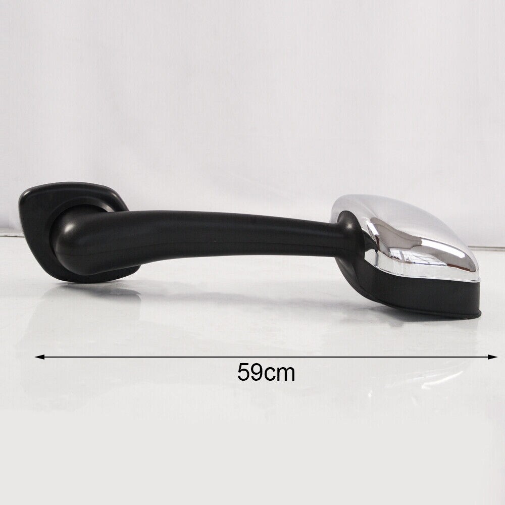 Chrome Hood Mirrors For Freightliner Cascadia Left And Right Side_voghion.com